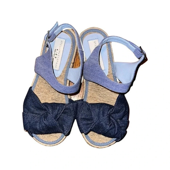 Stella McCartney Rori Denim Girls Sandals Size EU 30 US 12.5-13 - Picture 6 of 11
